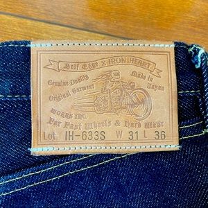 Iron Heart 21 oz , Selvedge jean , Size 31:36